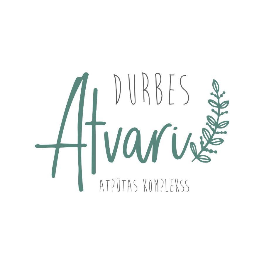 Durbes Atvari - Brivdienu Majas Ar Saunu Buitenkant foto